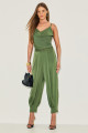 Calça Crepe Gaby Verde Militar
