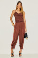 Calça Crepe Gaby Chocolate