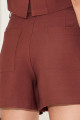 Shorts Linen Tábatha Chocolate