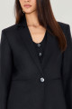 Blazer Linho Ágatha Preto 