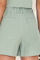 Shorts Linen Aura Jade