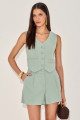 Shorts Linen Aura Jade