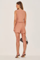 Shorts Linen Aura Mocha 