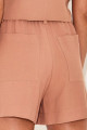 Shorts Linen Aura Mocha 