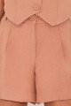 Shorts Linen Aura Mocha 