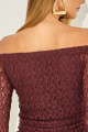 Blusa Renda Tainá Chocolate