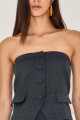 Blusa Alfaiataria Áurea Preto