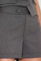 Shorts Alfaiataria Áurea Chumbo