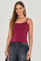 Blusa Básica Mari Bordô