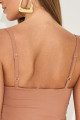 Blusa Básica Mari Bege Escuro