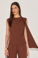 Blusa Alfaiataria Thai Chocolate