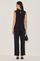 Blusa Alfaiataria Thai Preto 