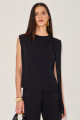 Blusa Alfaiataria Thai Preto 