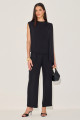 Blusa Alfaiataria Thai Preto 