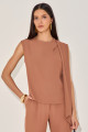 Blusa Alfaiataria Thai Mocha 