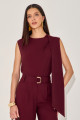Blusa Alfaiataria Thai Bordô