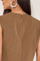 Blusa Risca Jeanne chocolate 