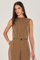 Blusa Risca Jeanne chocolate 