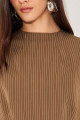 Blusa Risca Jeanne chocolate 