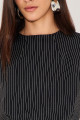 Blusa Risca Jeanne  Preto 