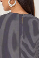 Blusa Risca Jeanne  Grafite 