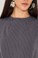 Blusa Risca Jeanne  Grafite 