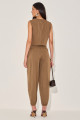Calça Risca Jeanne Chocolate