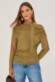 Blusa Tule Zayra Verde Oliva 
