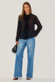 Blusa Chiffon Aveline  Preto 