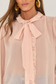 Blusa Chiffon Aveline  Rosa Pó 