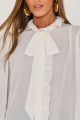 Blusa Chiffon Aveline Off White 