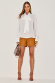 Blusa Crepe Carolina Off White