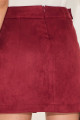 Shorts Suede Violette Bordô