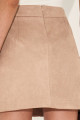 Shorts Suede Violette Bege