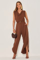 Calça Alfaiataria Fabiula Chocolate