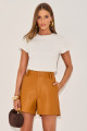 Shorts Virella Caramelo 