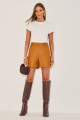 Shorts Virella Caramelo 