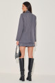 Blazer Risca De Giz Jeanne Grafite
