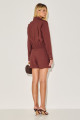 Shorts Alfaiataria Keilla Chocolate