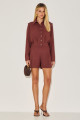 Shorts Alfaiataria Keilla Chocolate