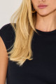 Blusa Canelada Denise Preto 