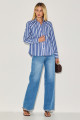 Camisa Listrada Keila Azul