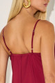 Blusa Crepe Tati Bordô