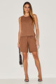 Blusa Linho Adrielle Marrom