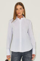 Camisa Tricoline Olivia Branco 