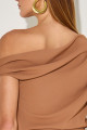 Blusa Alfaiataria Cecy Caramelo