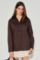 Camisa Tricoline Geiza Café