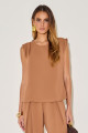 Blusa Alfaiataria Nisha Caramelo