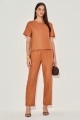 Blusa Linho Beca Canela