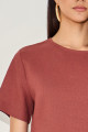 Blusa Linho Beca Mogno
